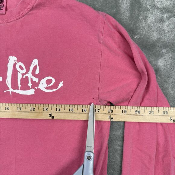 Salt Life Shirt Men’s Small Pink Green Comfort Colors Long Sleeve Lot Of Two - Picture 8 of 11
